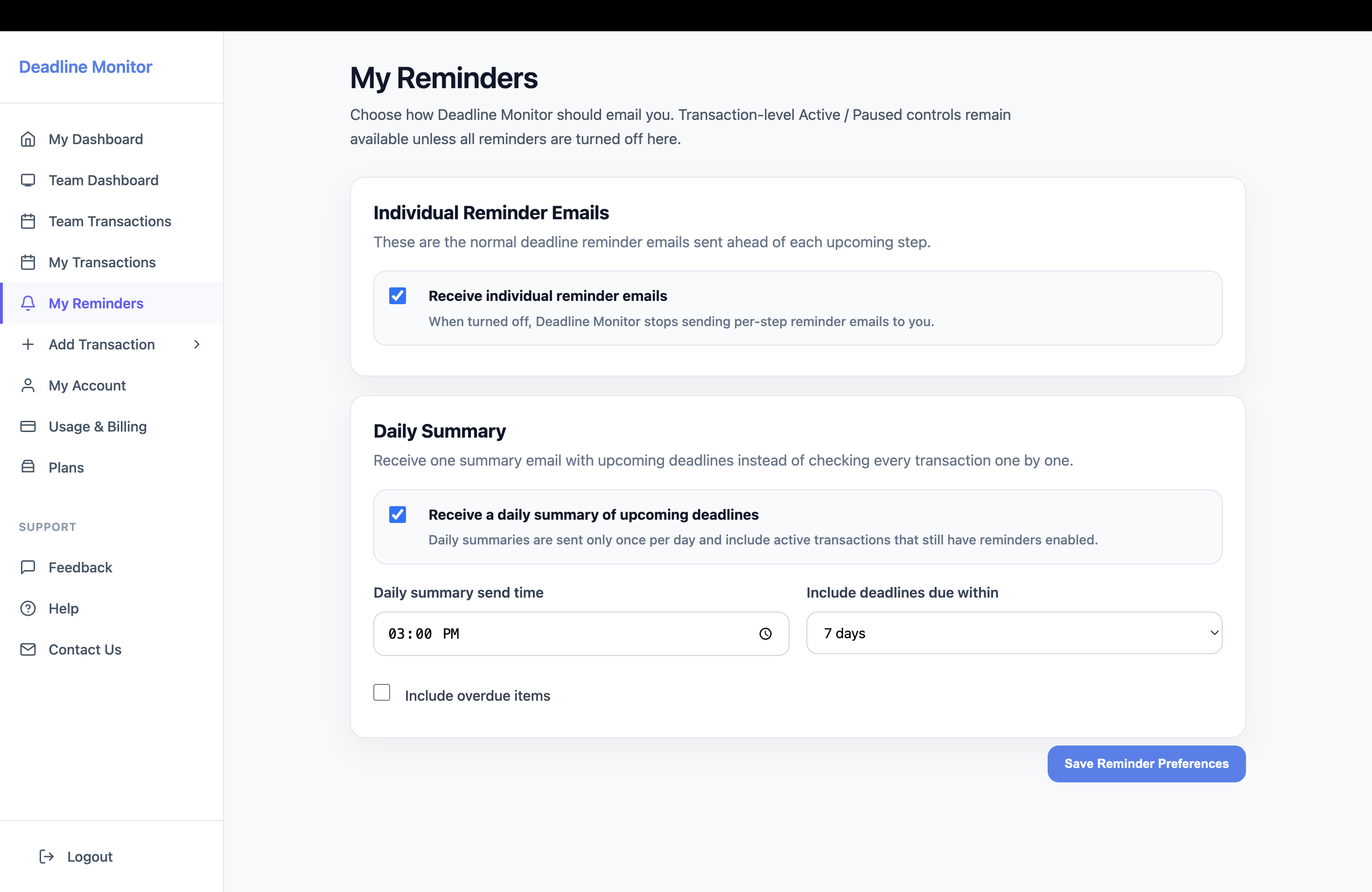 Automated Reminders for Real Estate Contract Dates, Tied to the Deal Instead of Your Calendar